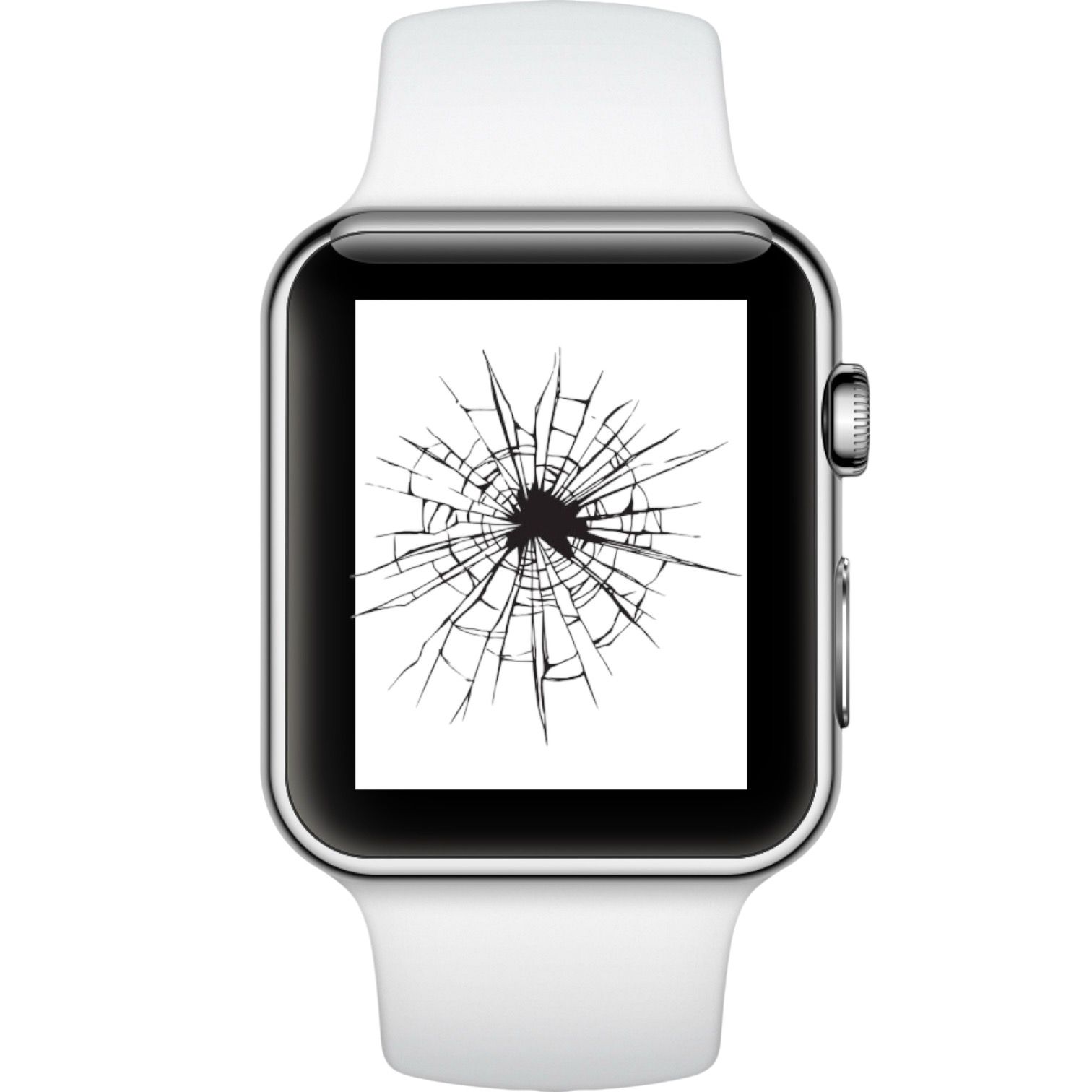 Výměna prasklého skla displeje - Servis na Apple Watch 3 (38mm)